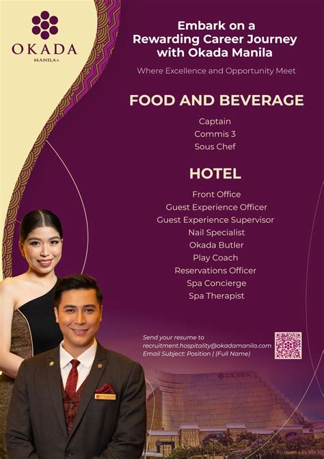 okada manila hiring position